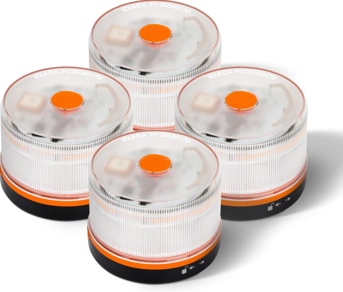 DarkFairy Luz de Emergencia V16 DGT 3.0 – Aprobada 2026, Magnética IP54 – Cumple con la Normativa 2026