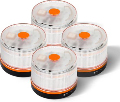 DarkFairy Luz de Emergencia V16 DGT 3.0 – Aprobada 2026, Magnética IP54 – Cumple con la Normativa 2026